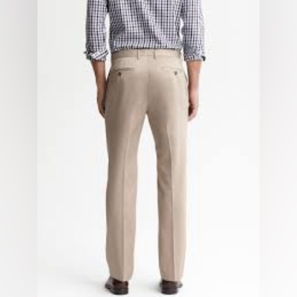 Banana Republic Men’s Slim Fit Chino Pants Tan Khaki Non Iron 36x32